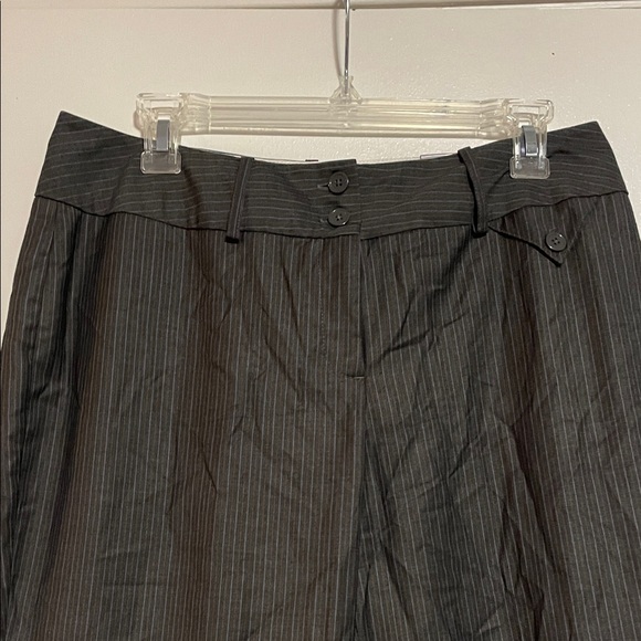 Worthington Charcoal Pinstripe Trousers - Picture 3 of 6